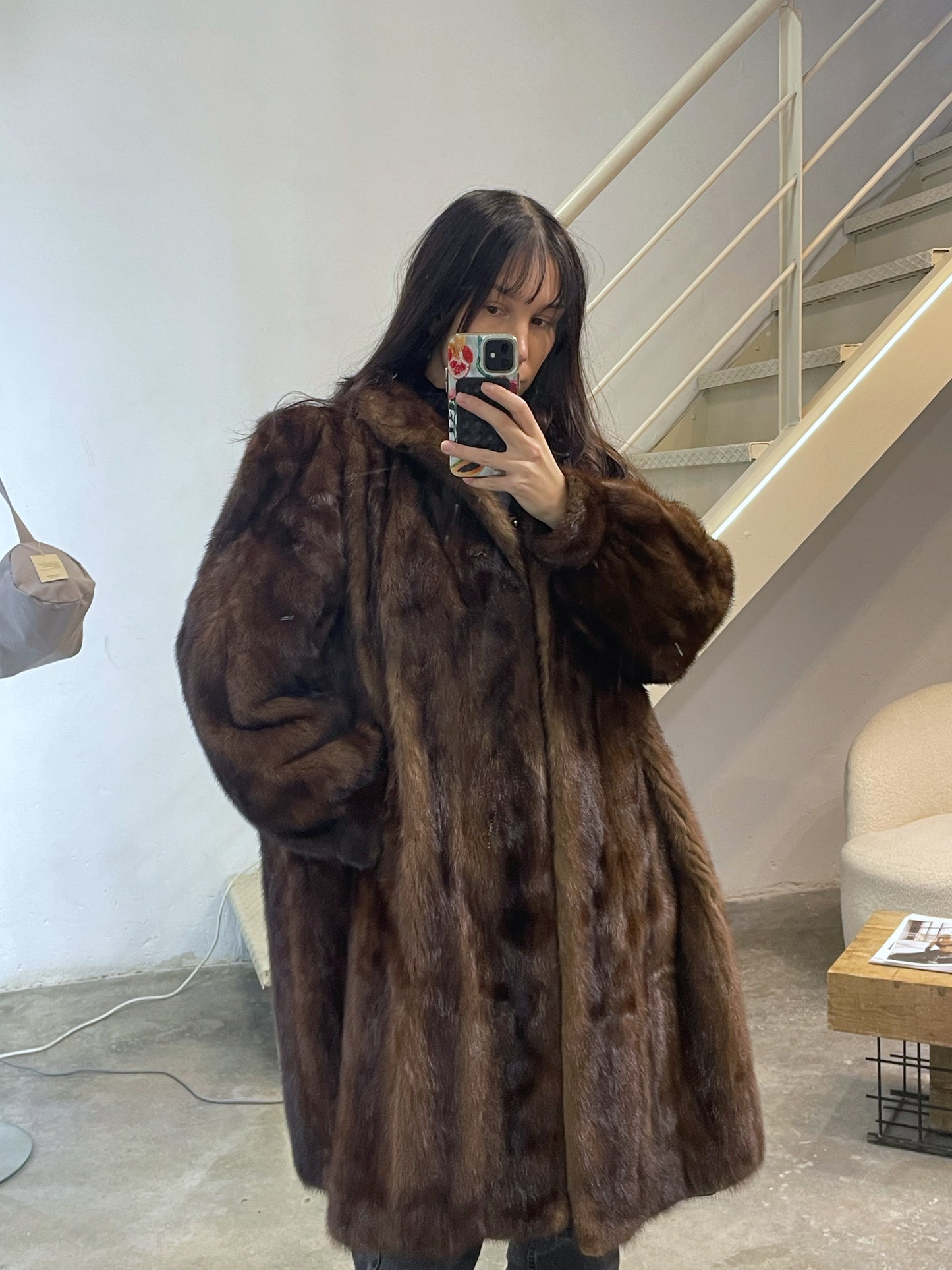 Vintage Natural Mink Coat