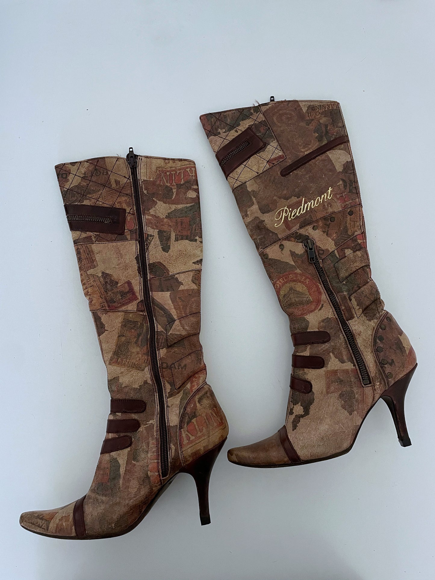 Vintage Natural Leather Boots