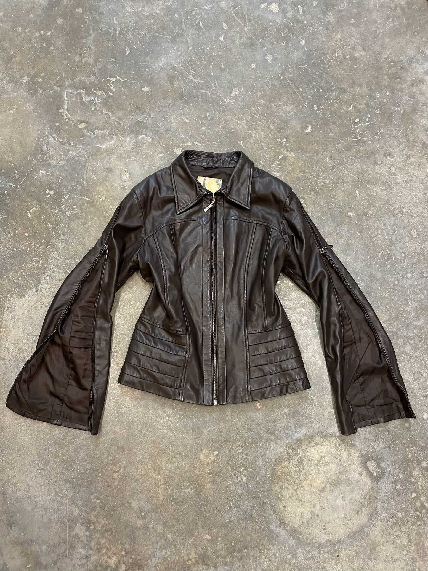 Leather Transformer Jacket