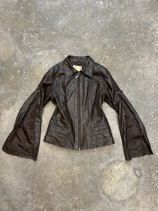 Leather Transformer Jacket