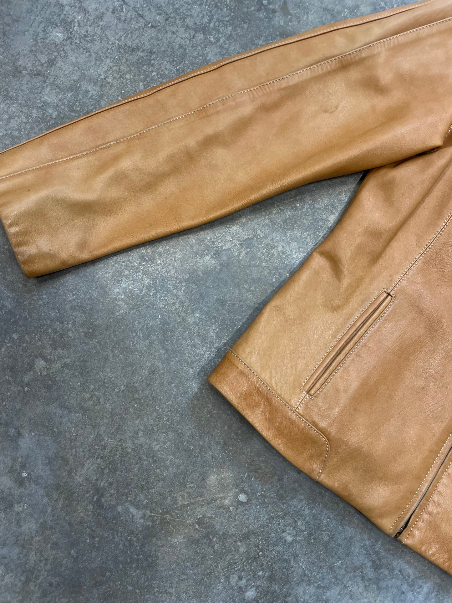 Mustard Leather Jacket