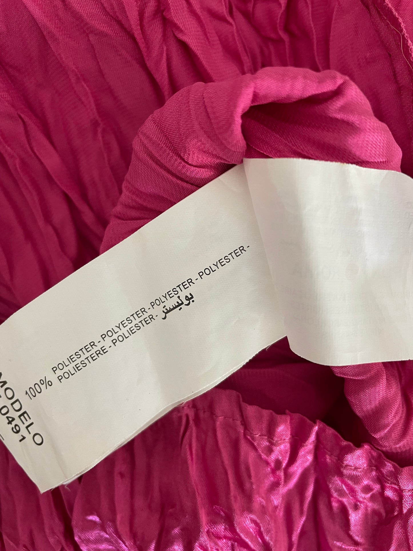 Pink Satin Shirt