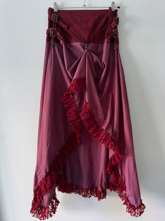 Asymmetrical Lace Skirt
