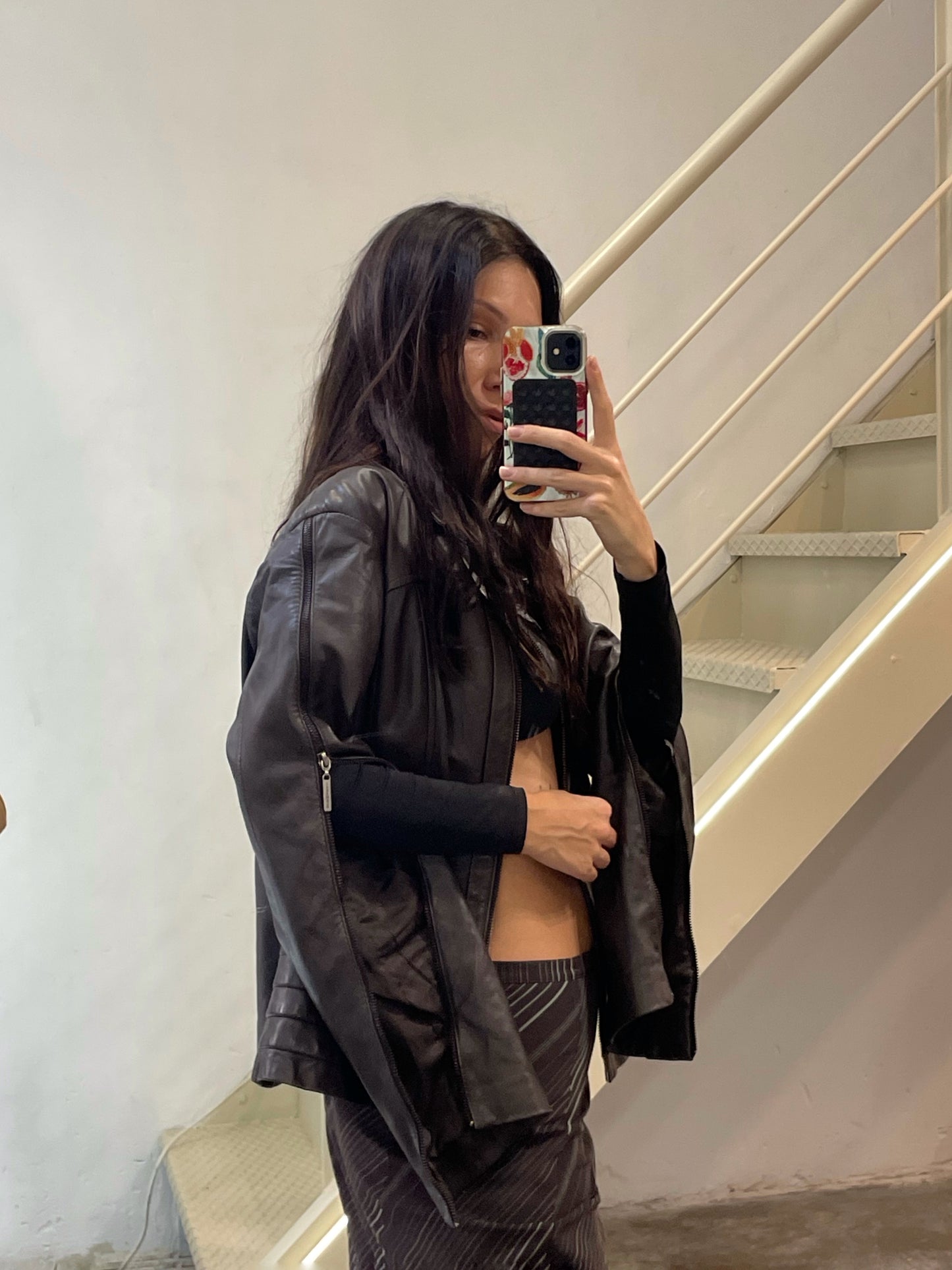 Leather Transformer Jacket