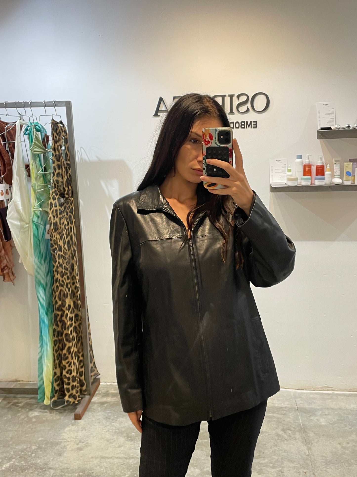 90’s Style Leather Jacket