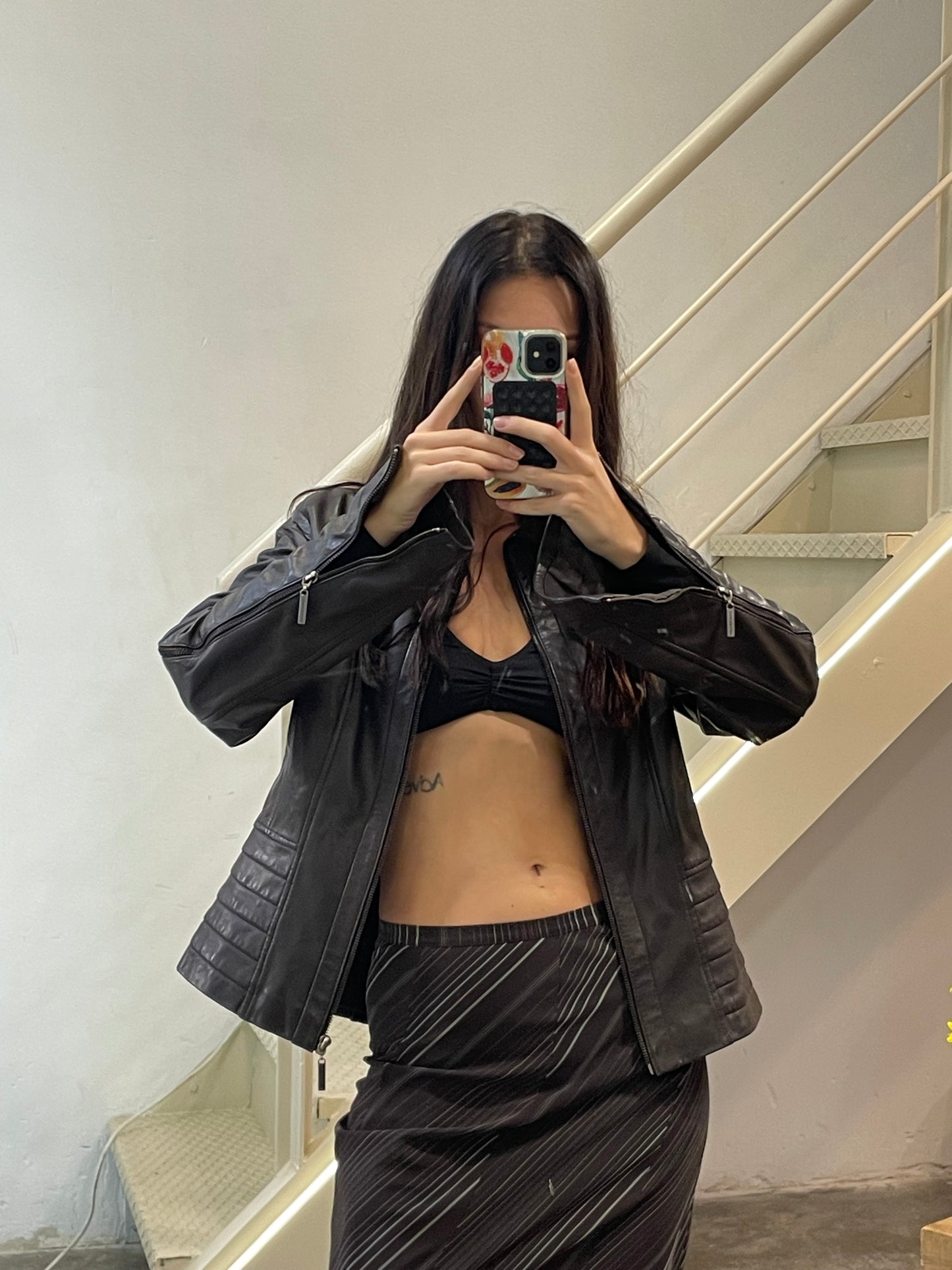 Leather Transformer Jacket