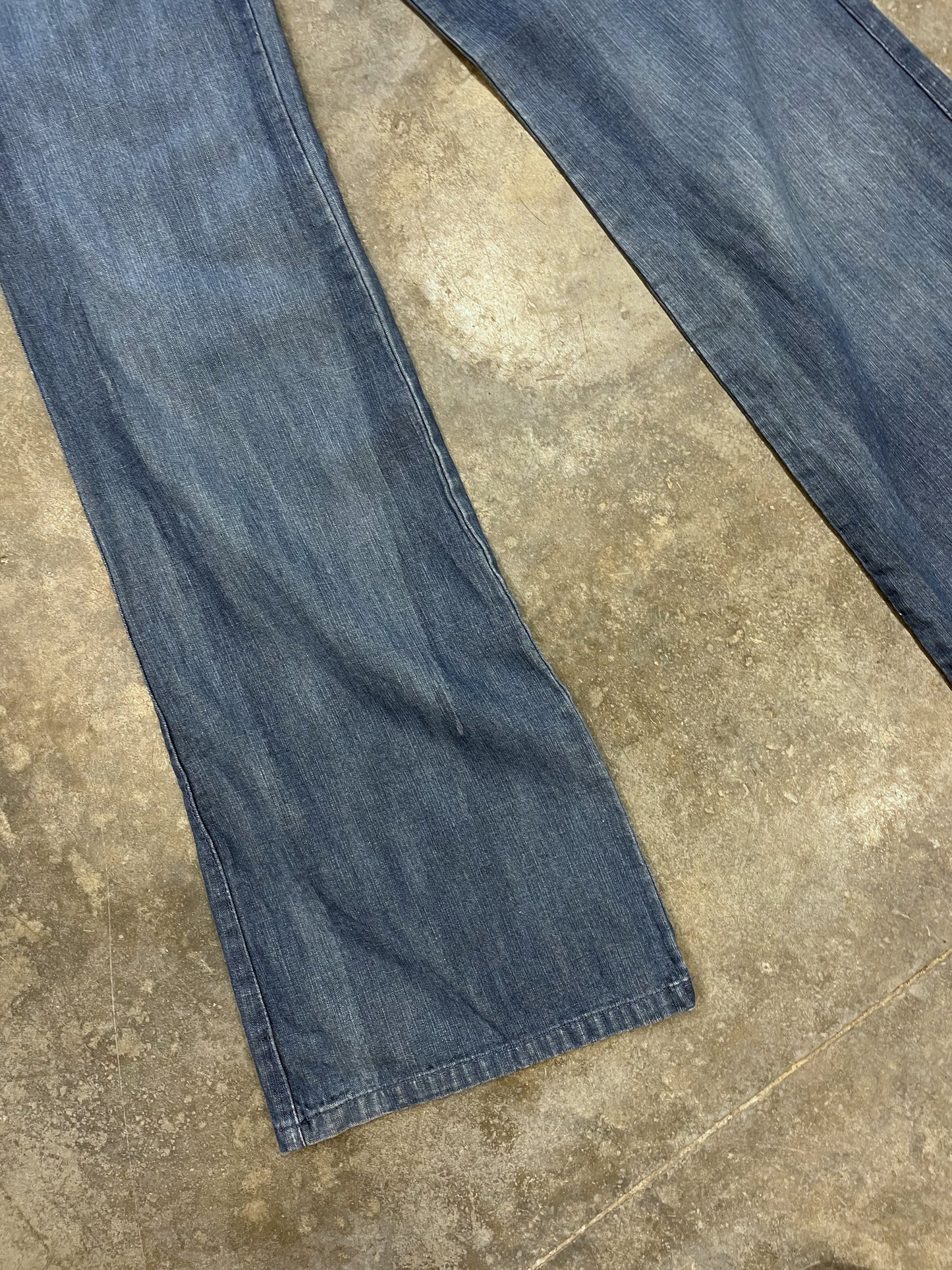 Low Rise Flared Jeans