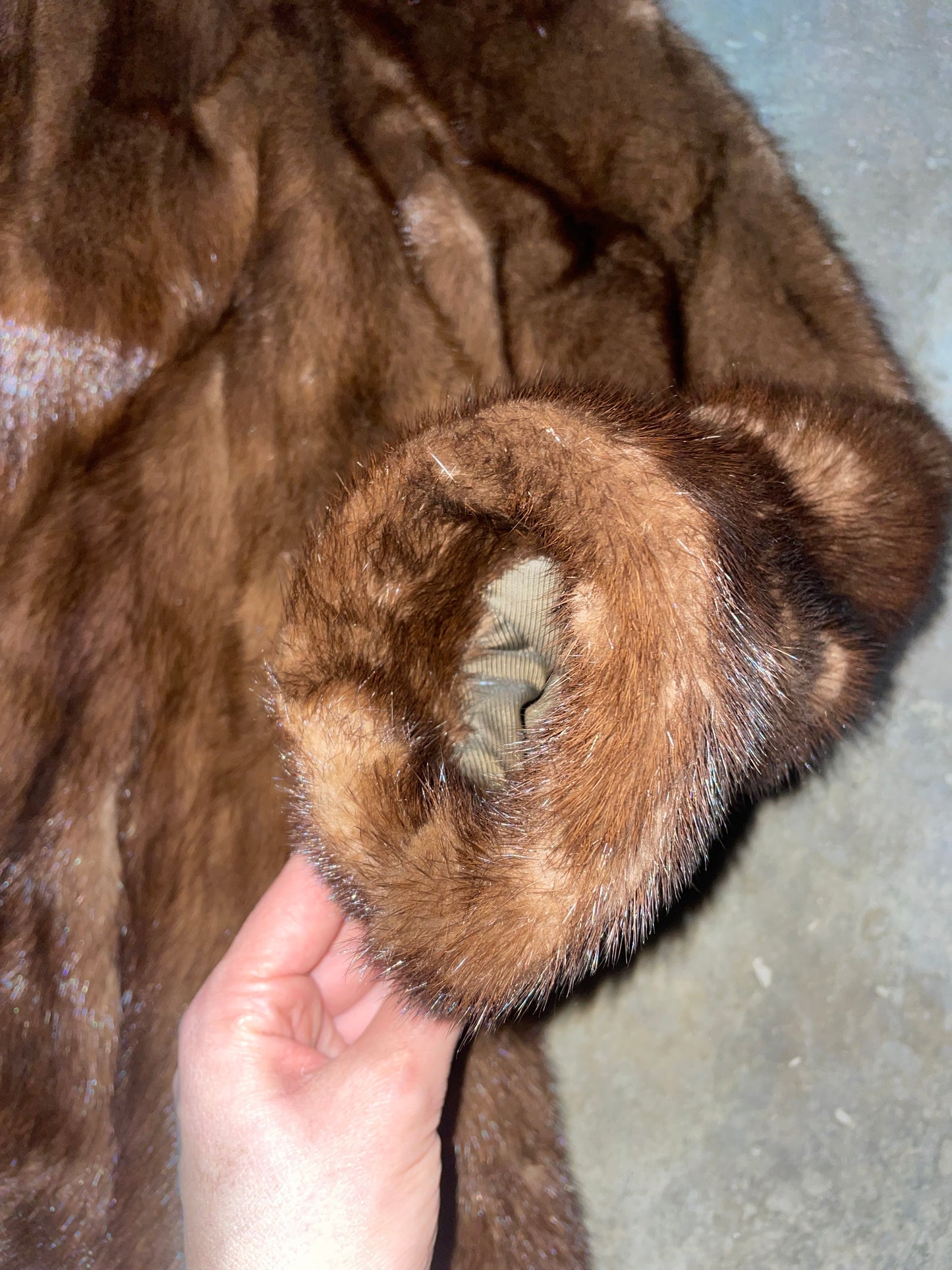 Vintage Natural Mink Coat