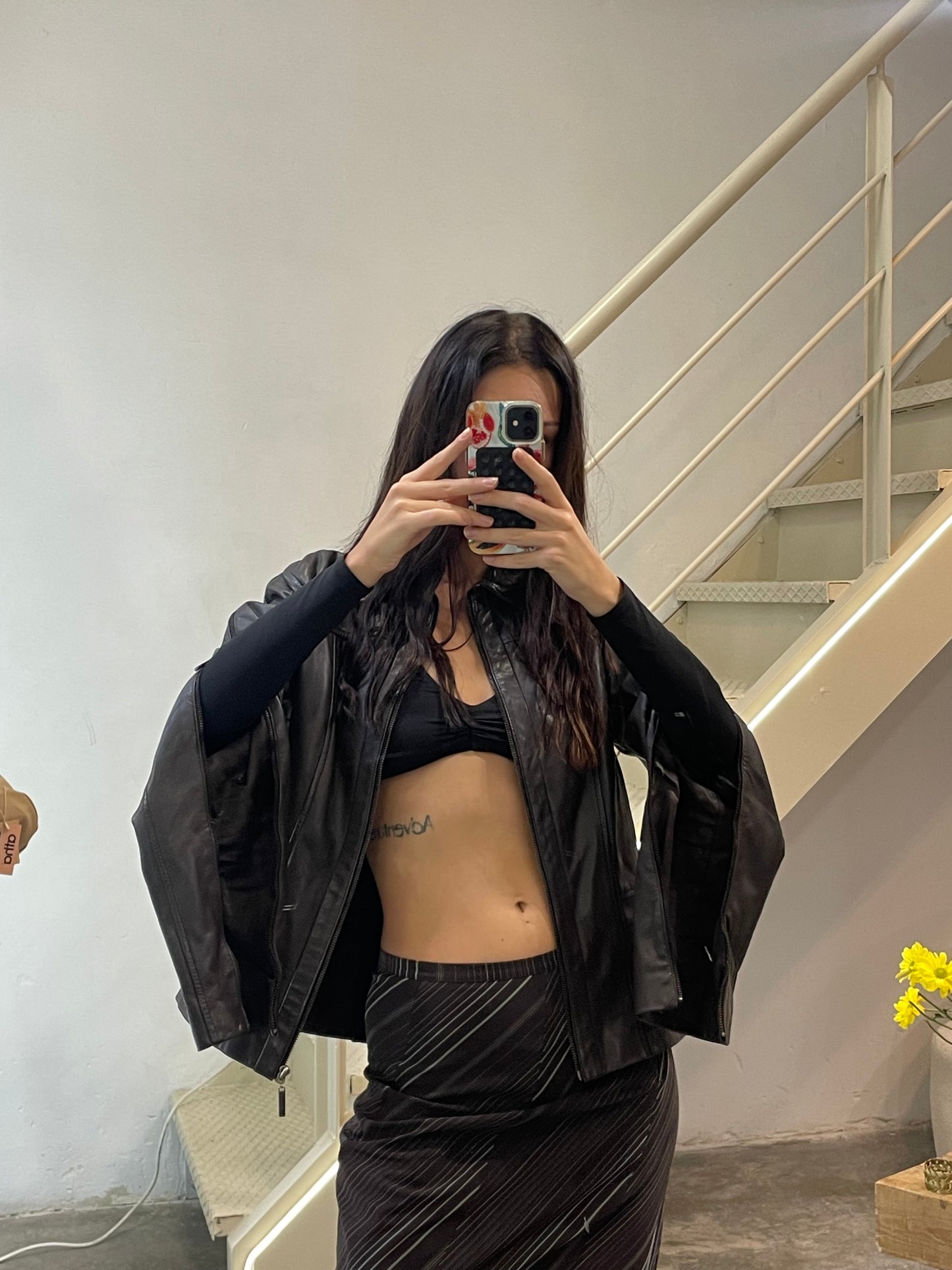 Leather Transformer Jacket