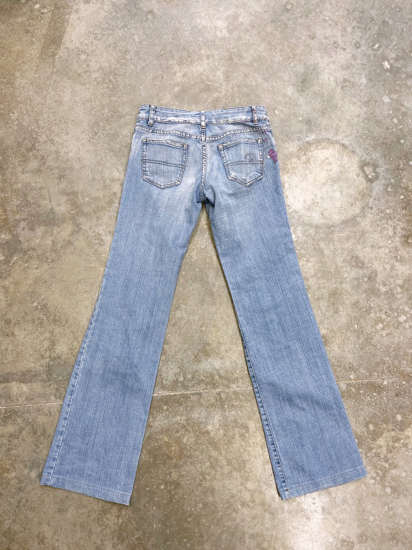 Low Rise Flared Jeans