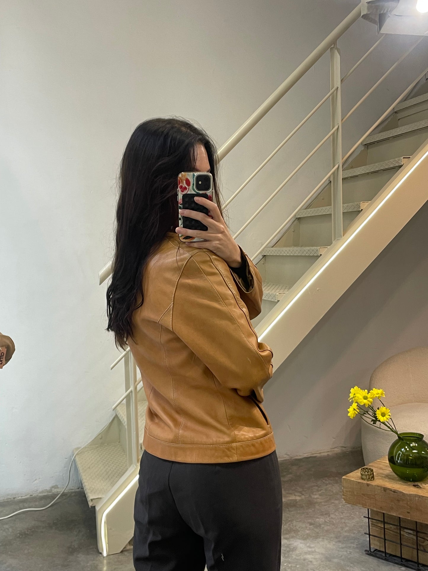Mustard Leather Jacket