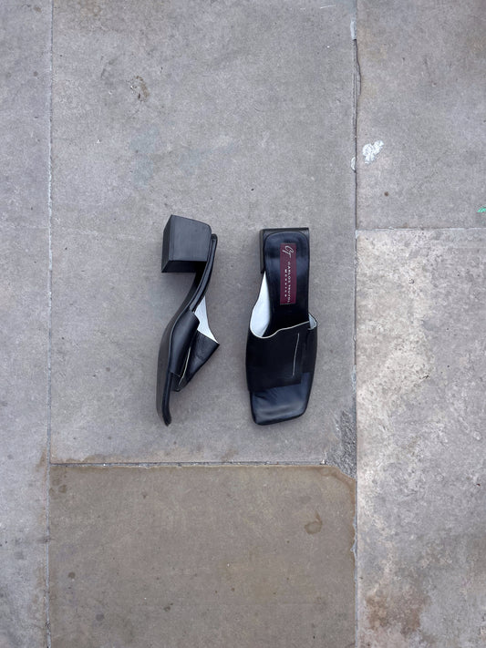 Natural leather sandals