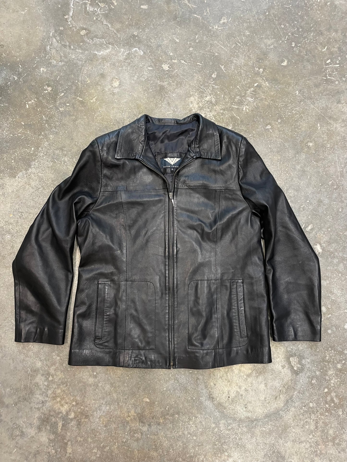 90’s Style Leather Jacket