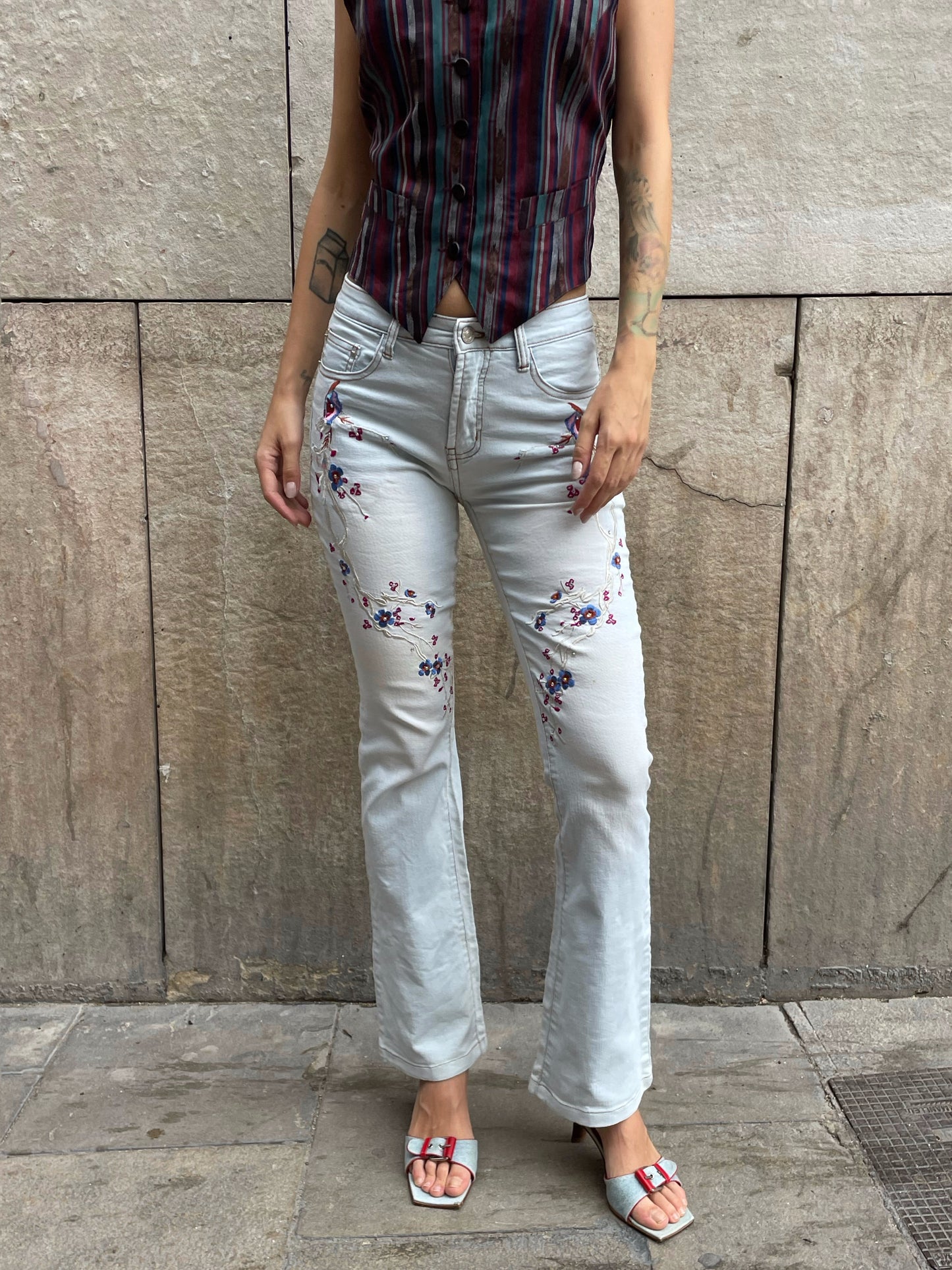 Flared Y2K Style Jeans