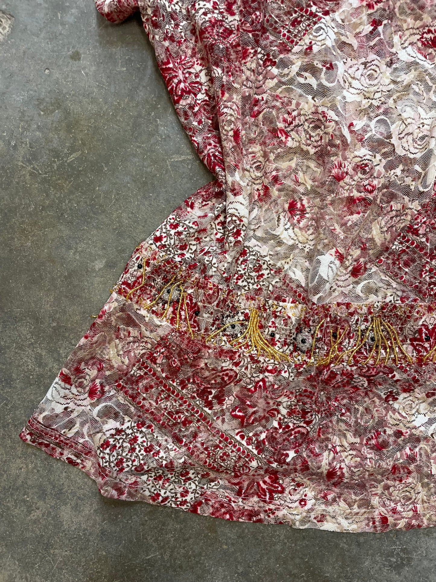 Beaded Lace Blouse