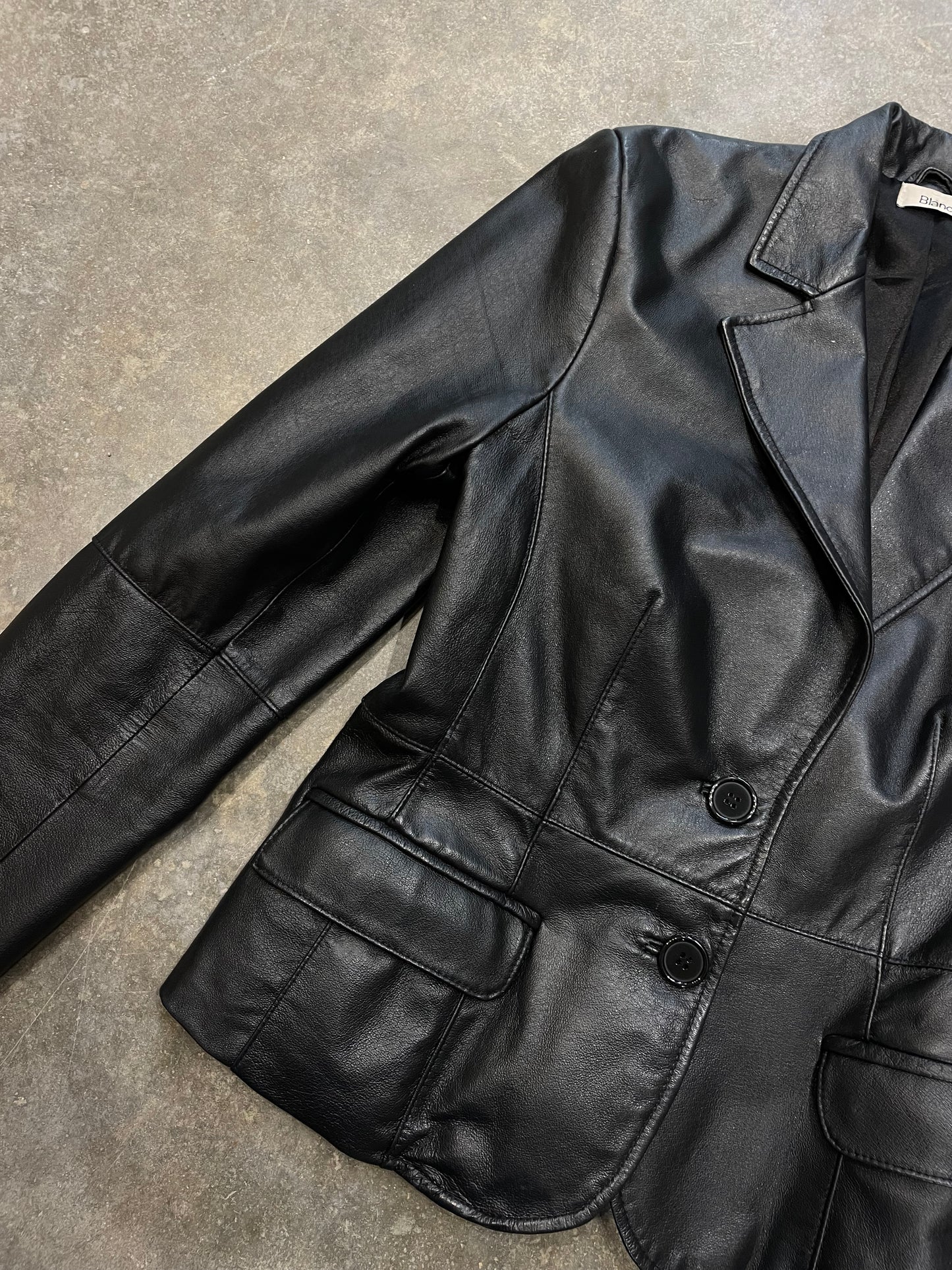 Leather Blazer