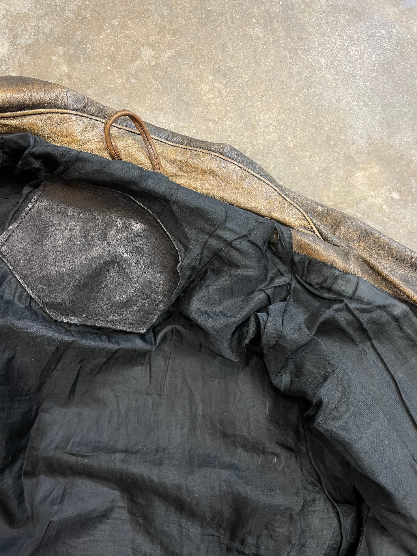 Rustic Leather Biker Jacket