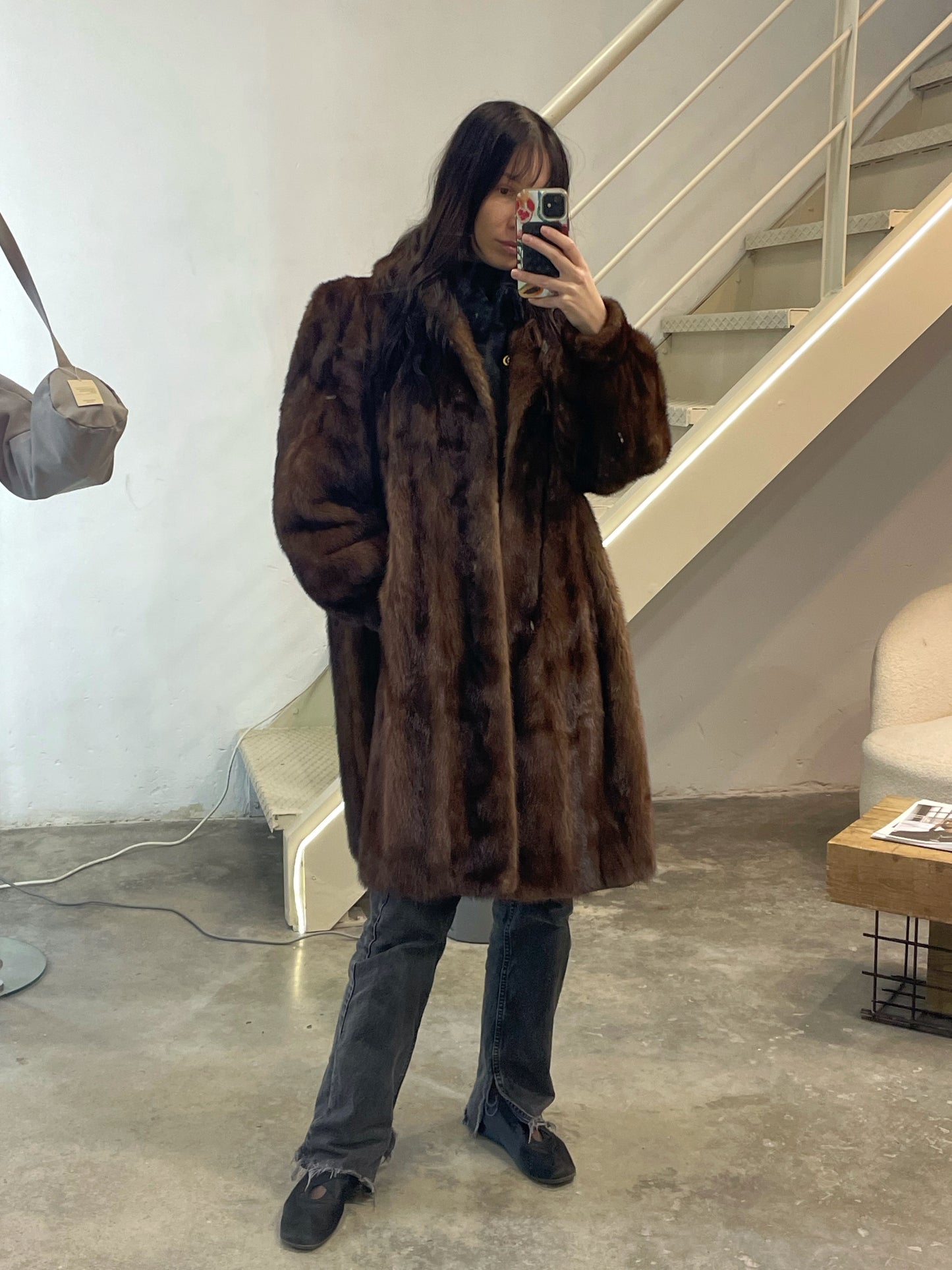 Vintage Natural Mink Coat