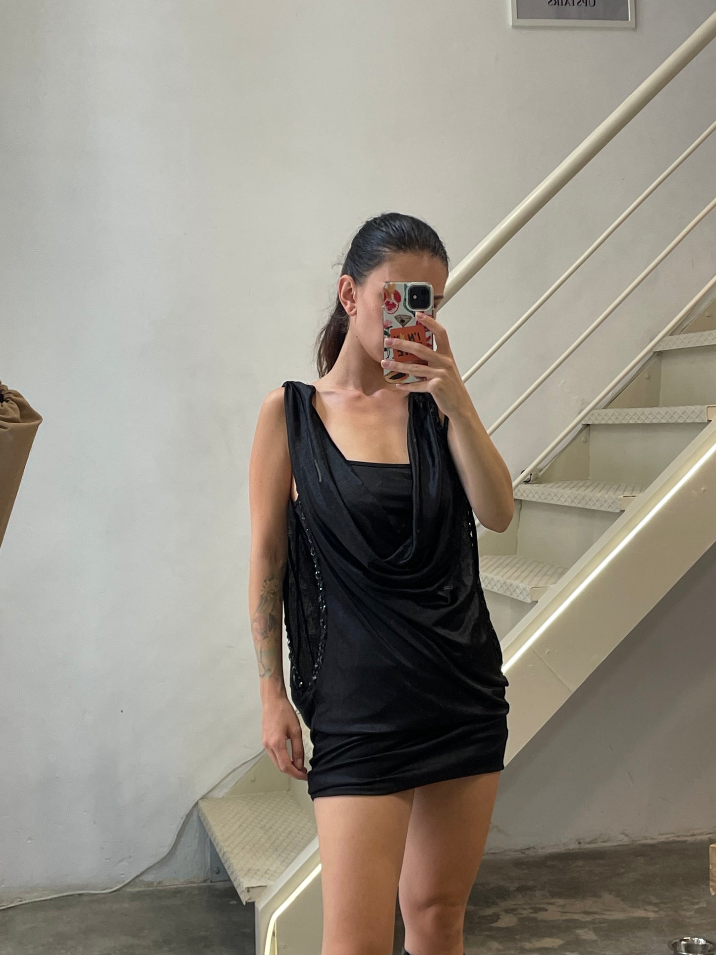 Cowl Neck Dress