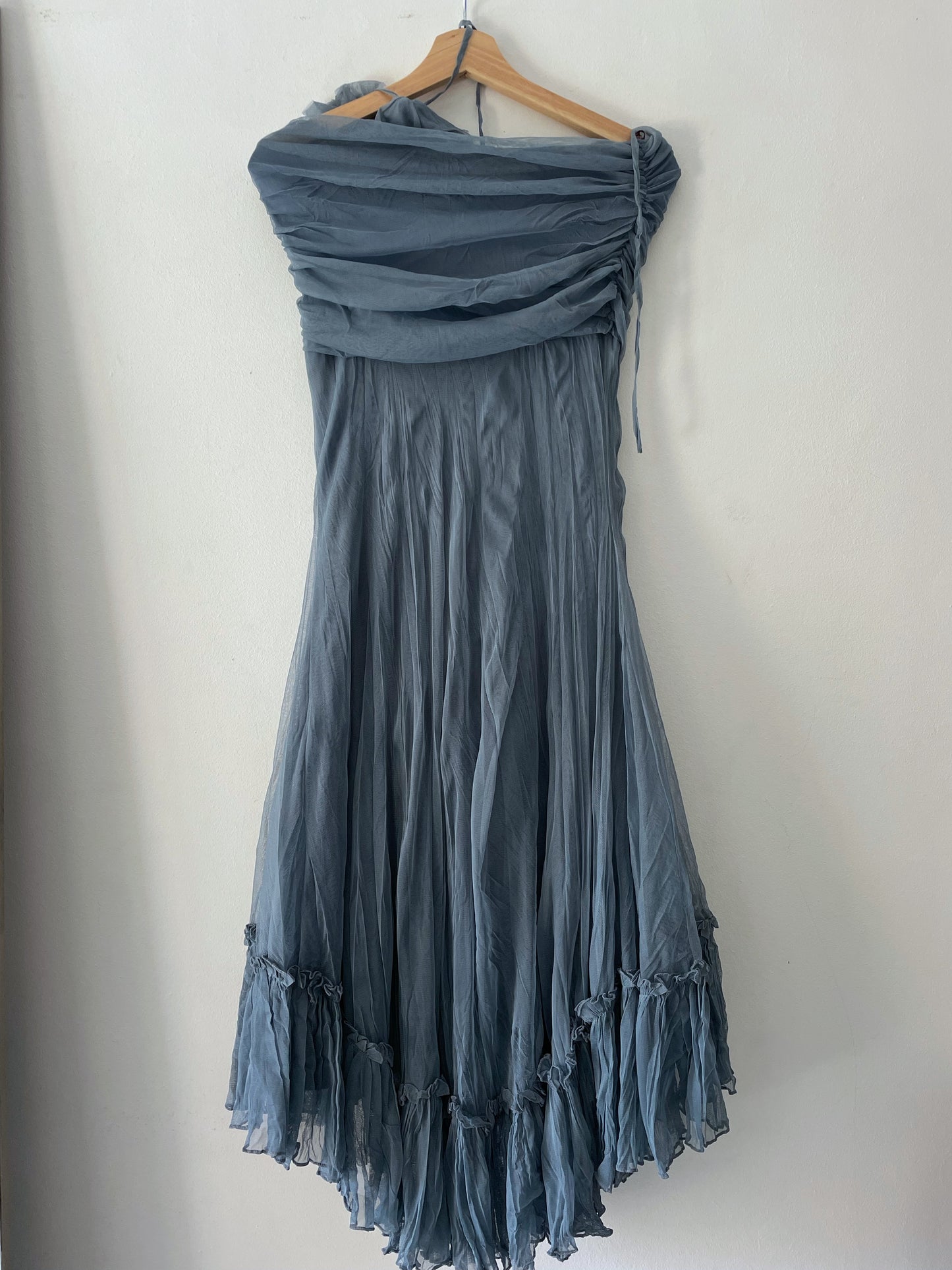 Ruffled Midi Dress