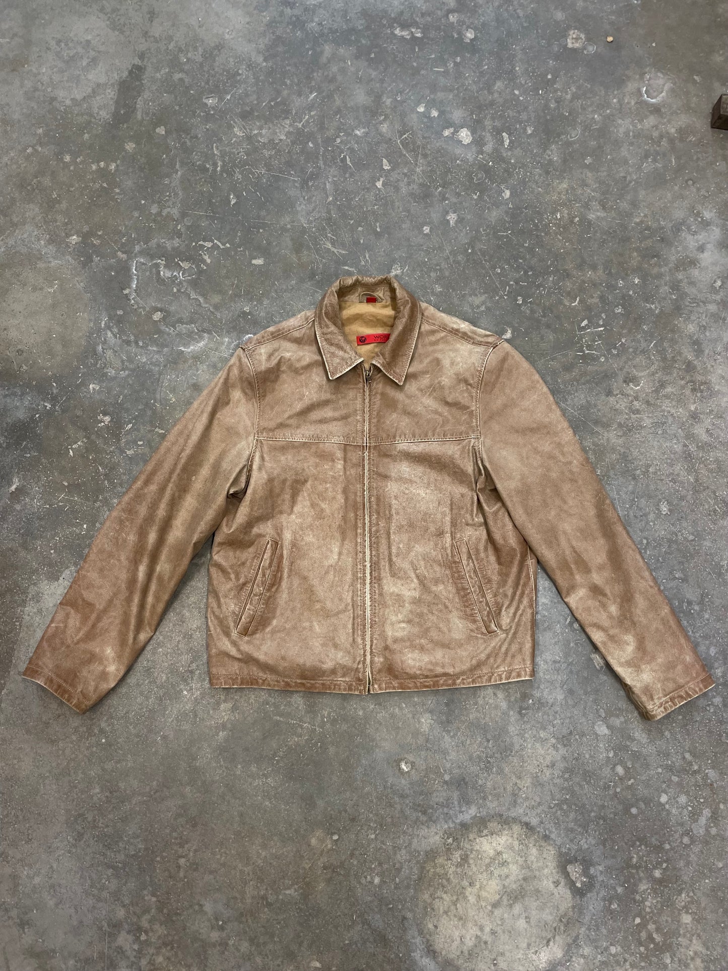 Vintage Natural Leather Jacket