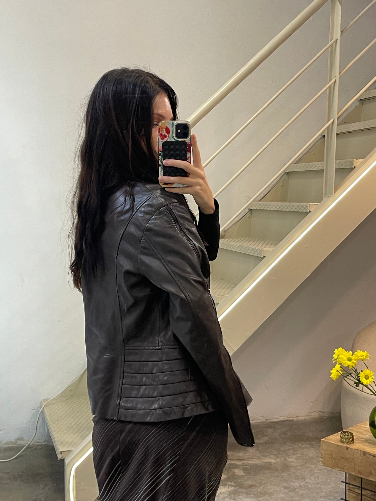 Leather Transformer Jacket