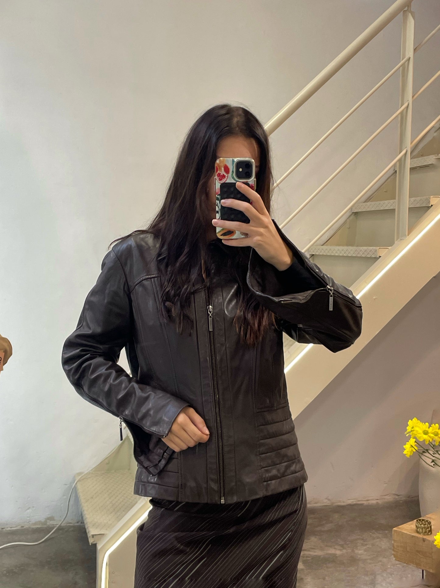 Leather Transformer Jacket