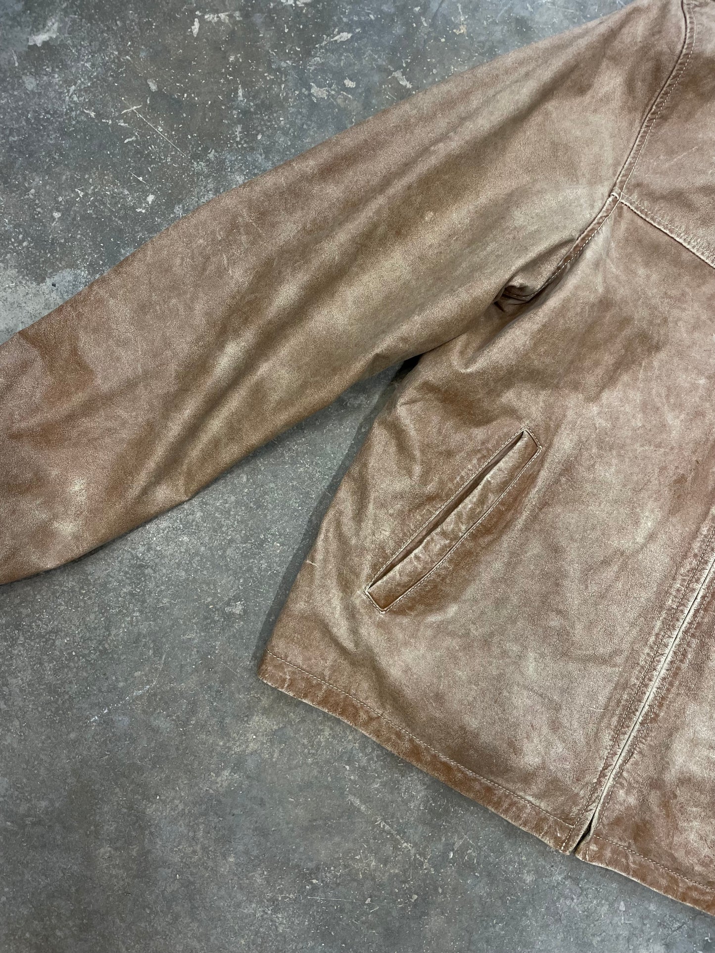 Vintage Natural Leather Jacket