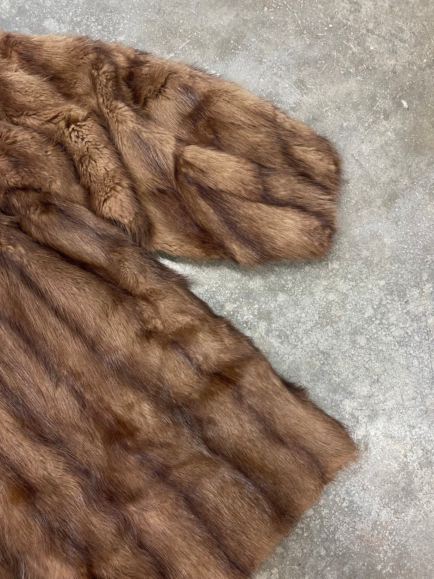 Vintage Natural Fur Coat