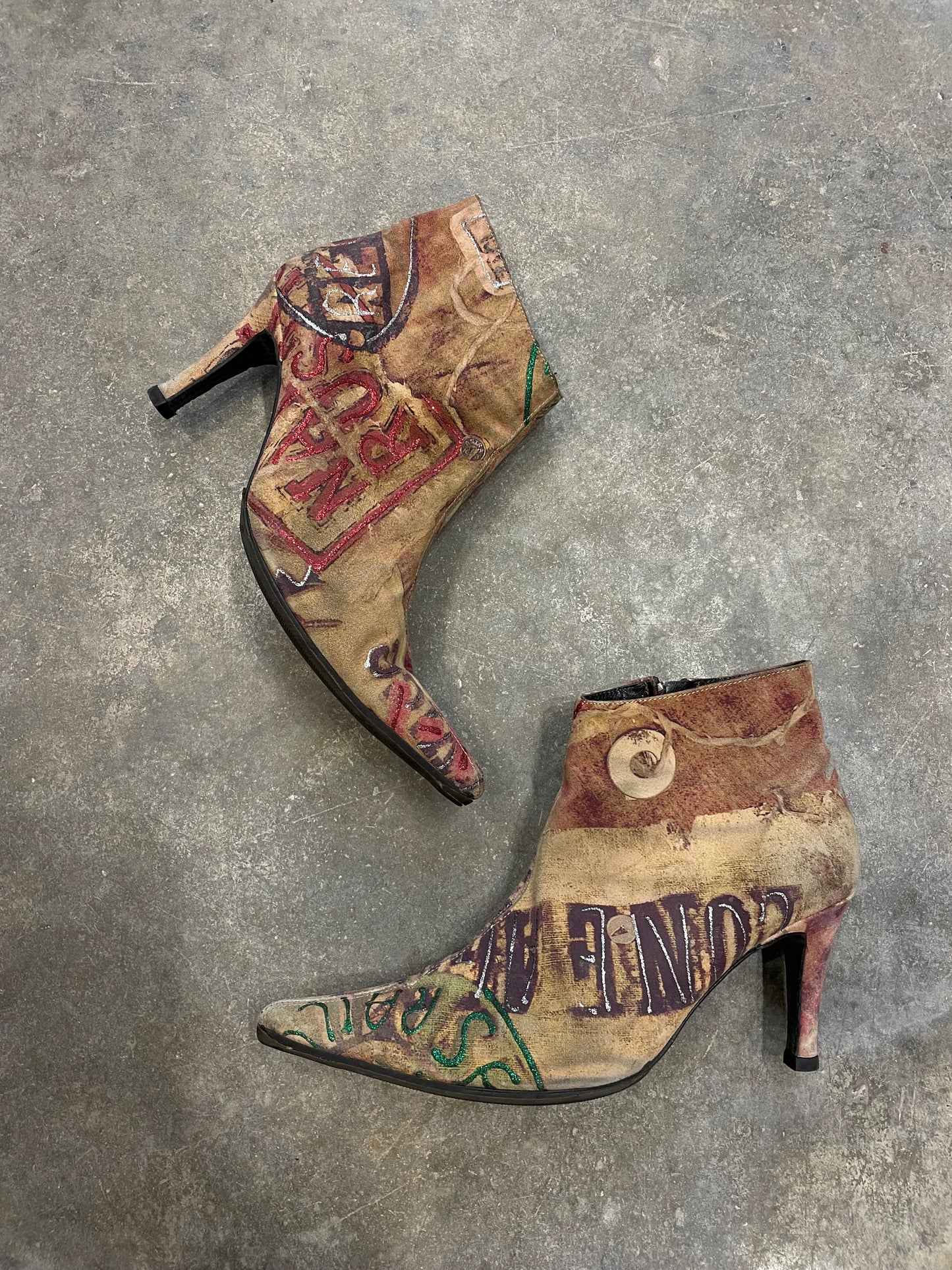 Y2K Vintage Ankle Boots