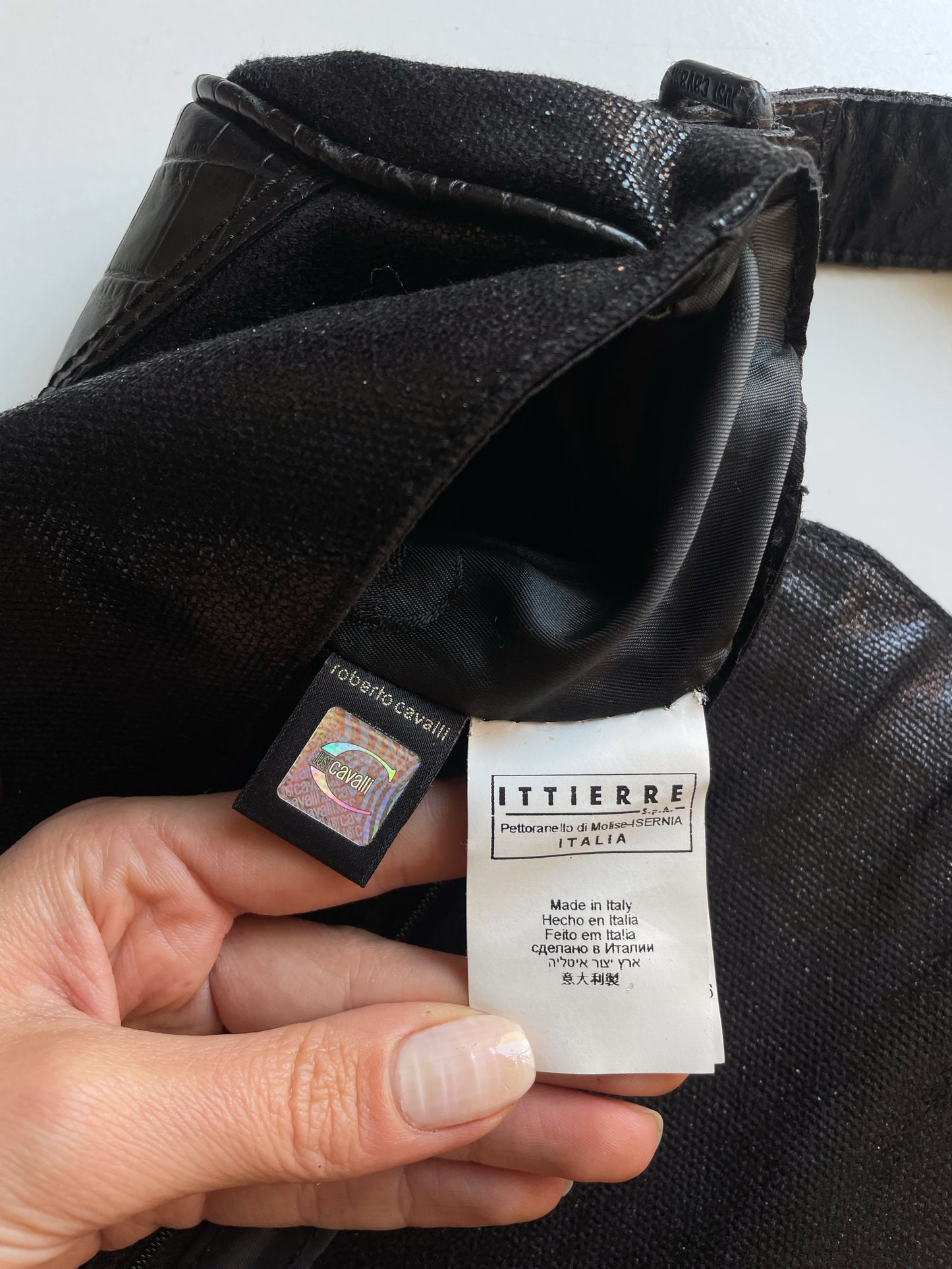 Just Cavalli Vintage Baguette Bag