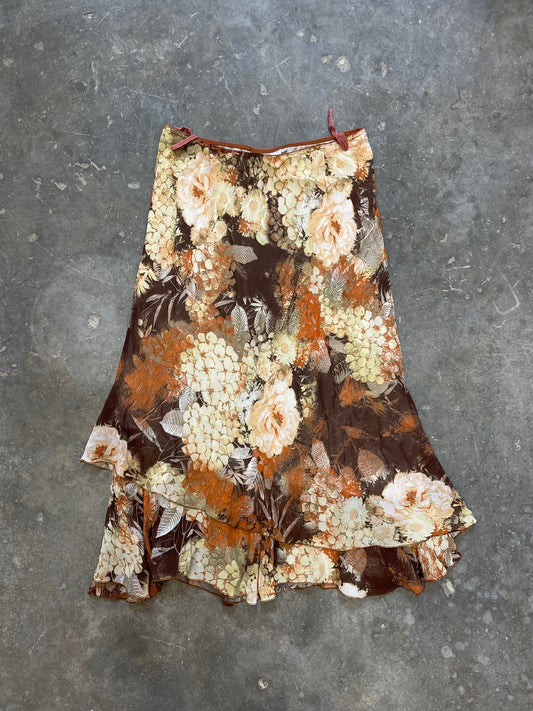 Floral Pattern Skirt