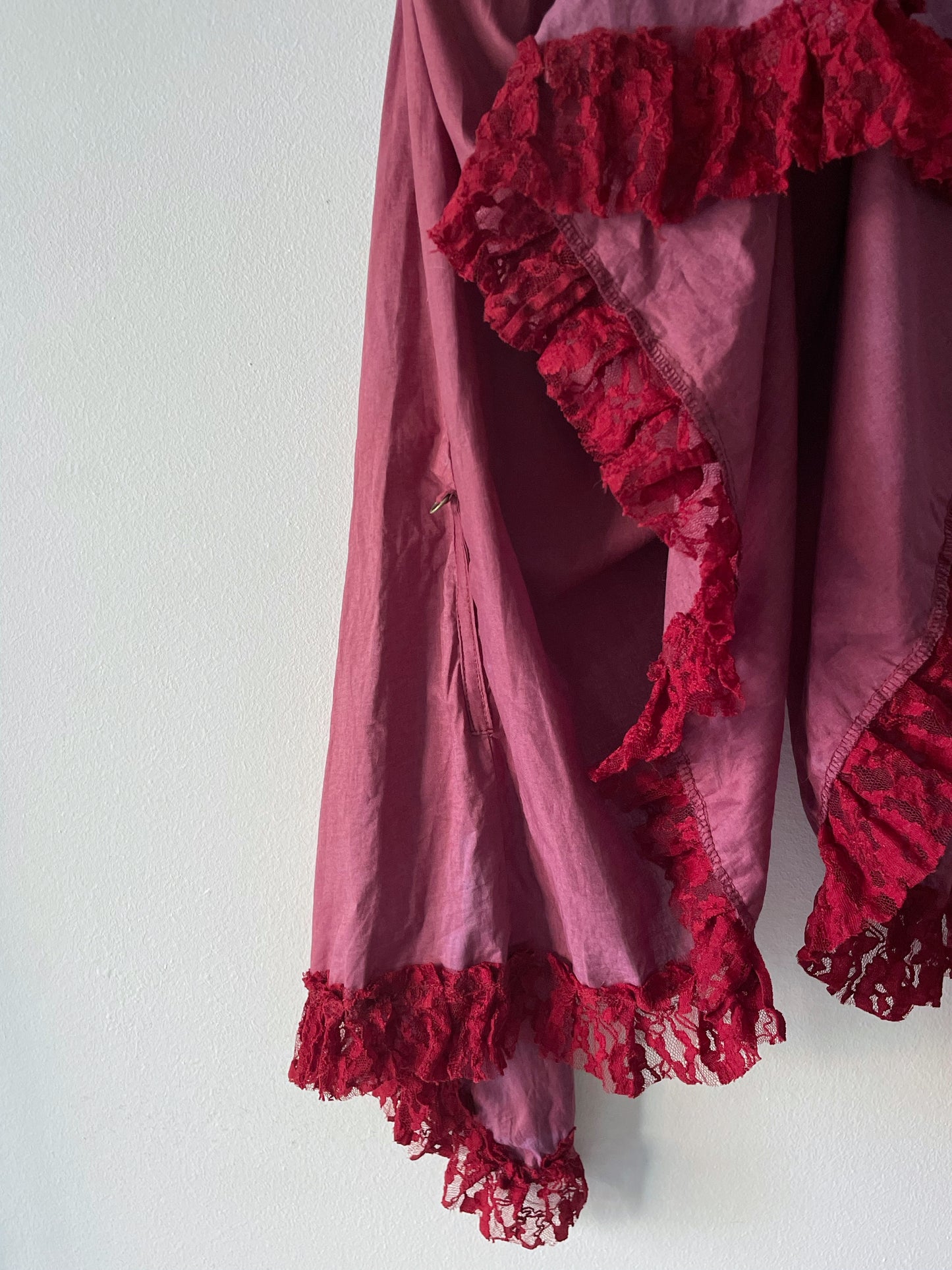 Asymmetrical Lace Skirt