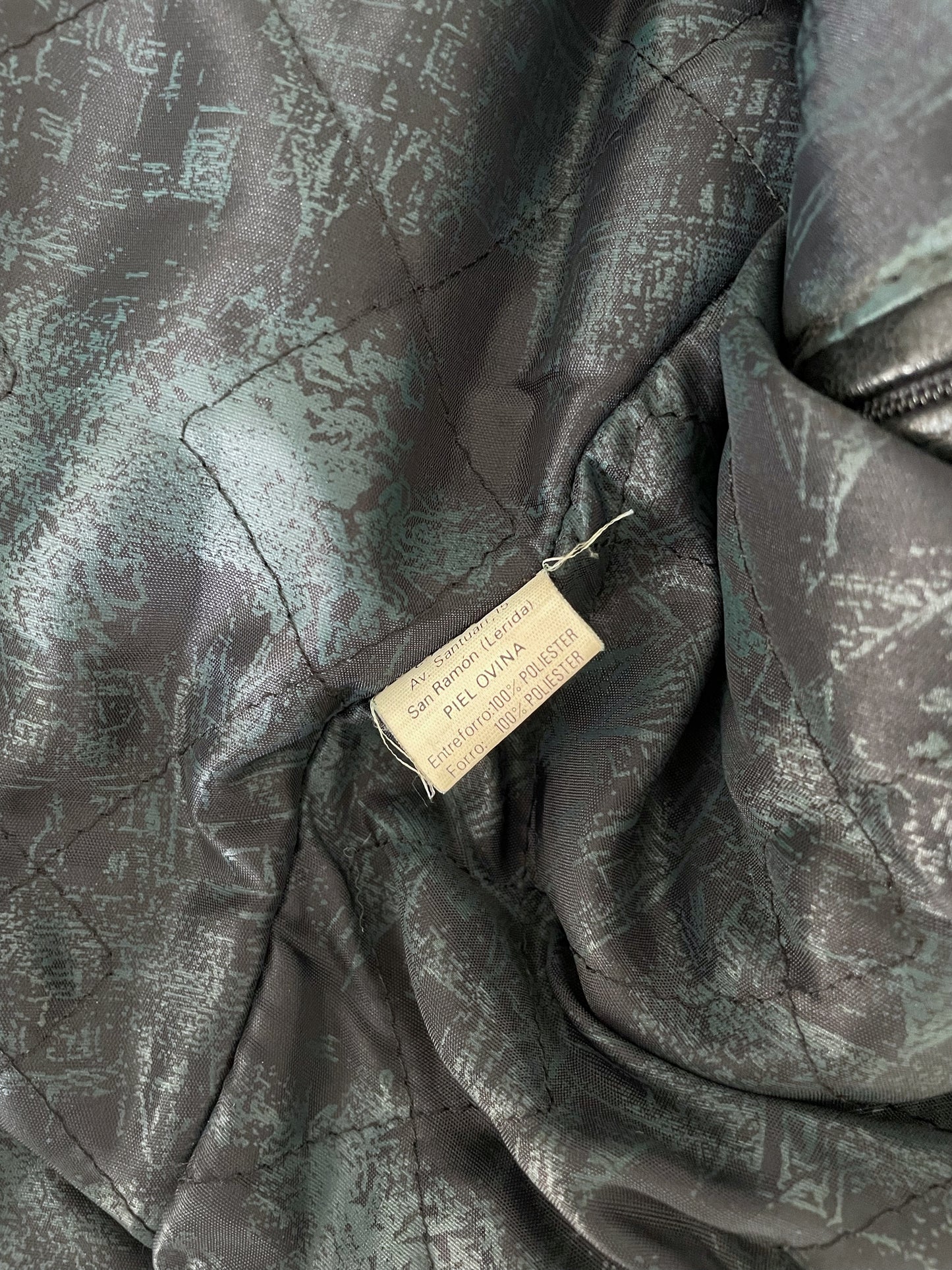 Vintage Leather Moto Jacket