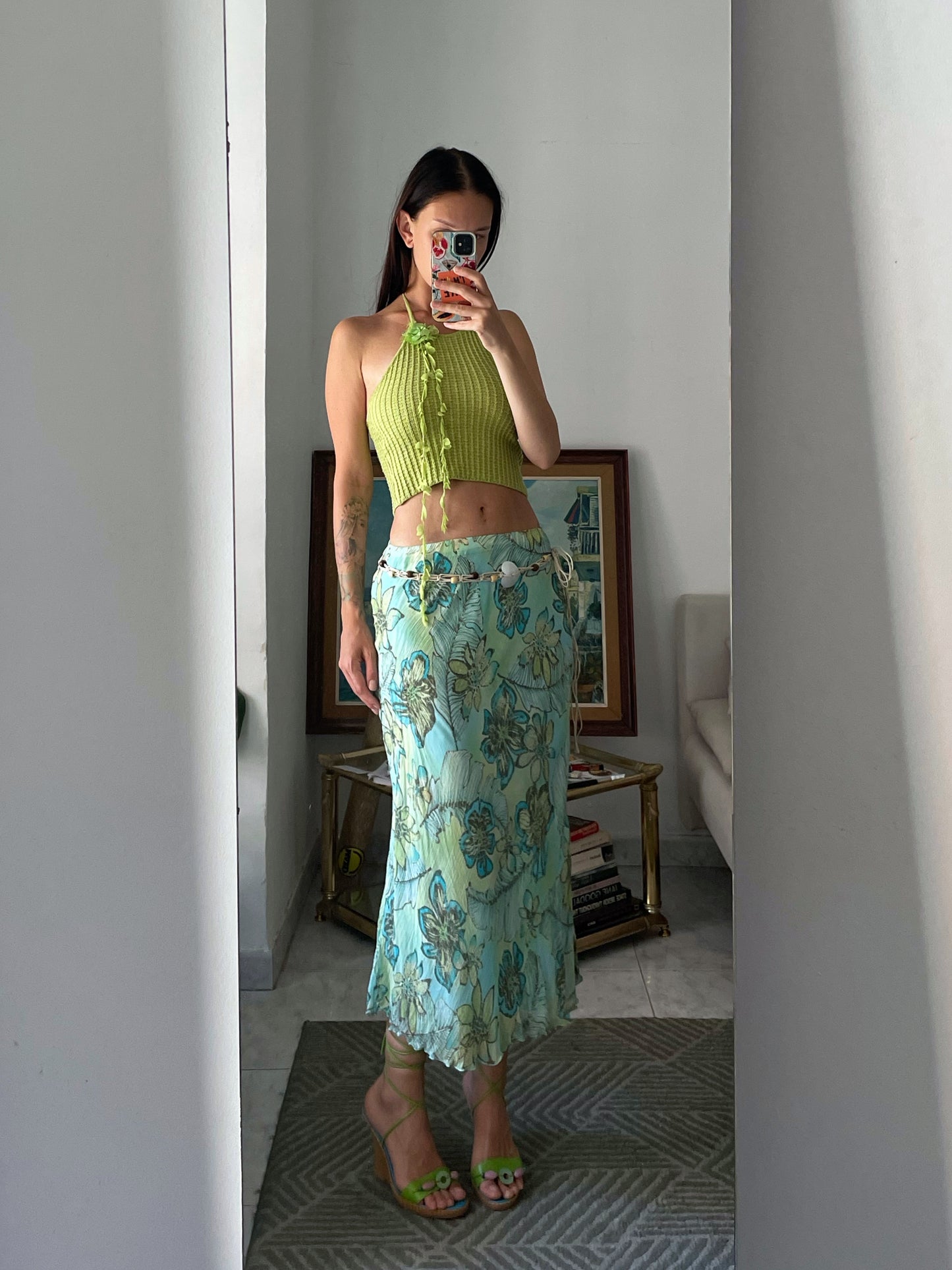 Skirt With a Belt