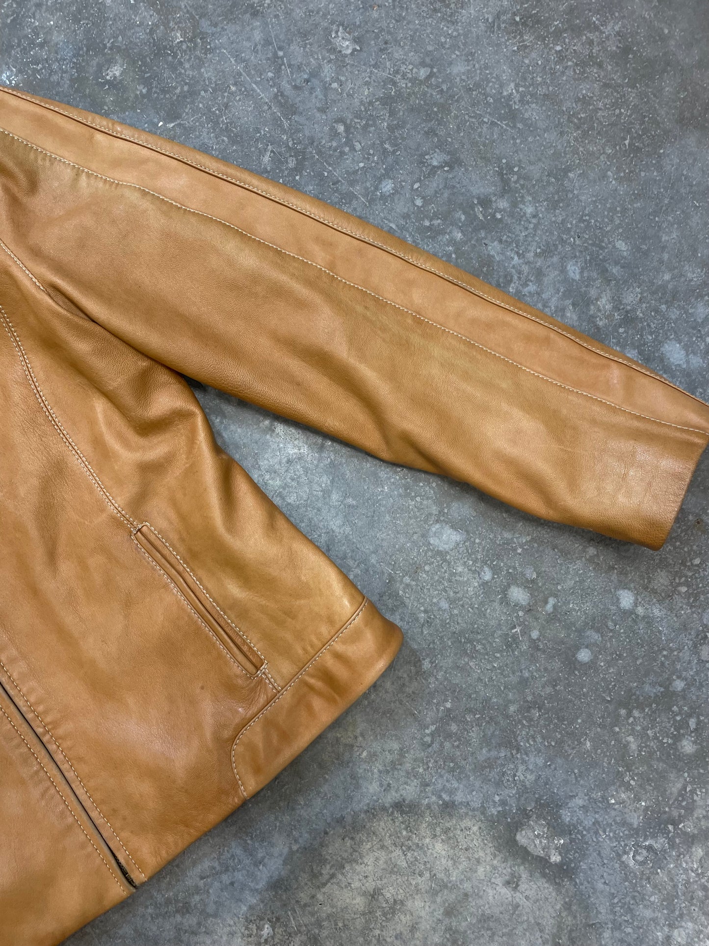 Mustard Leather Jacket