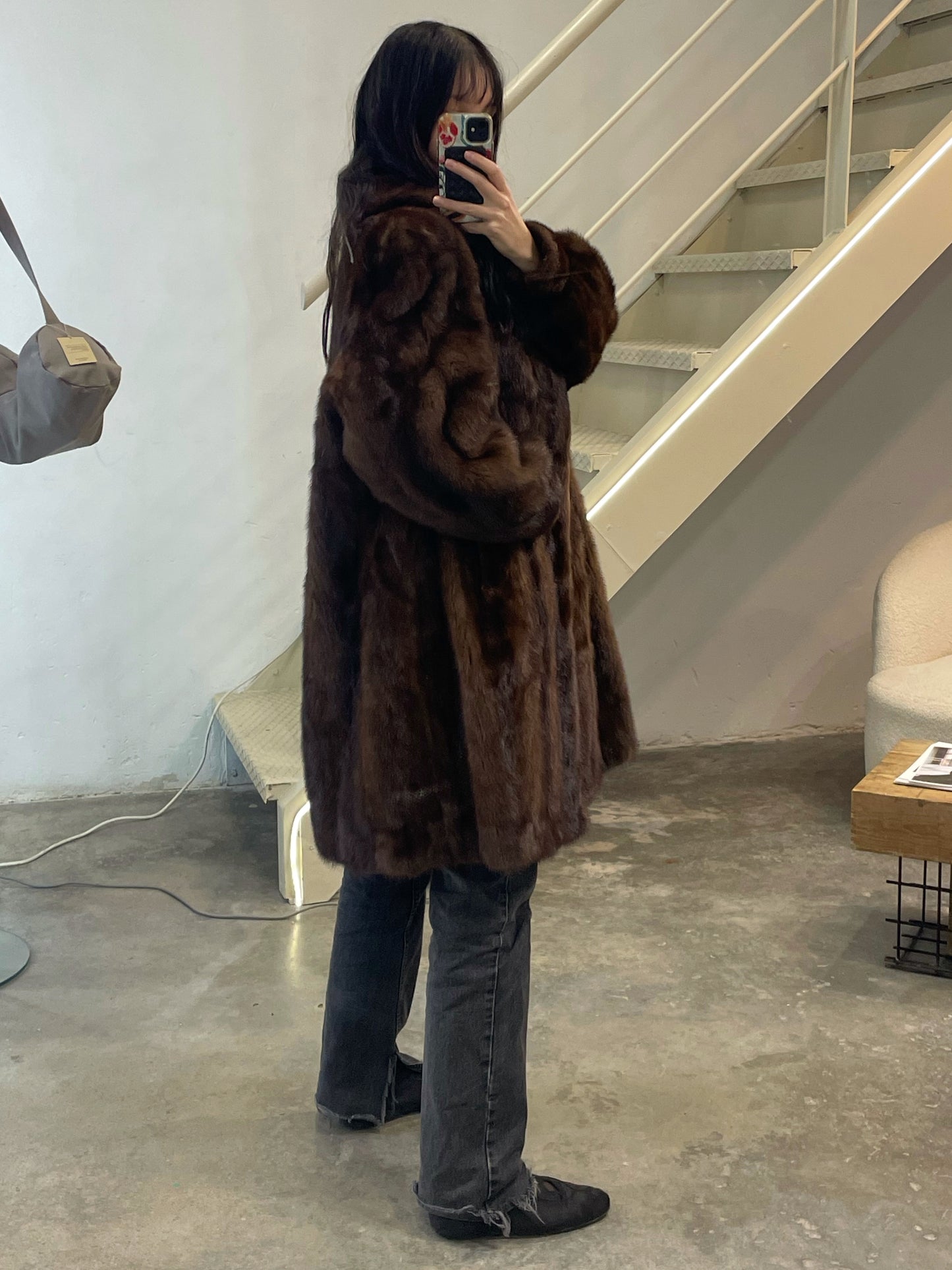 Vintage Natural Mink Coat
