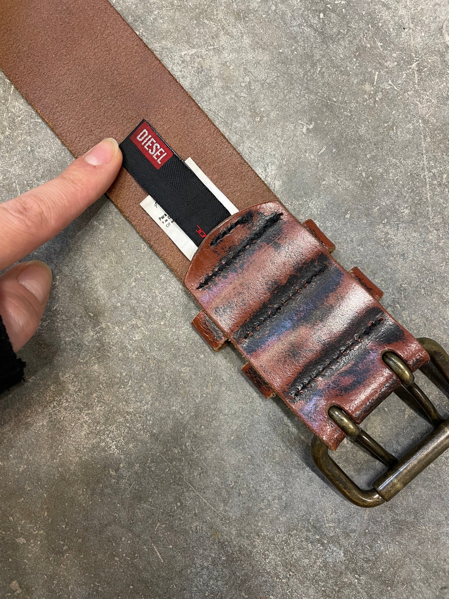 Leather Belt by Diesel