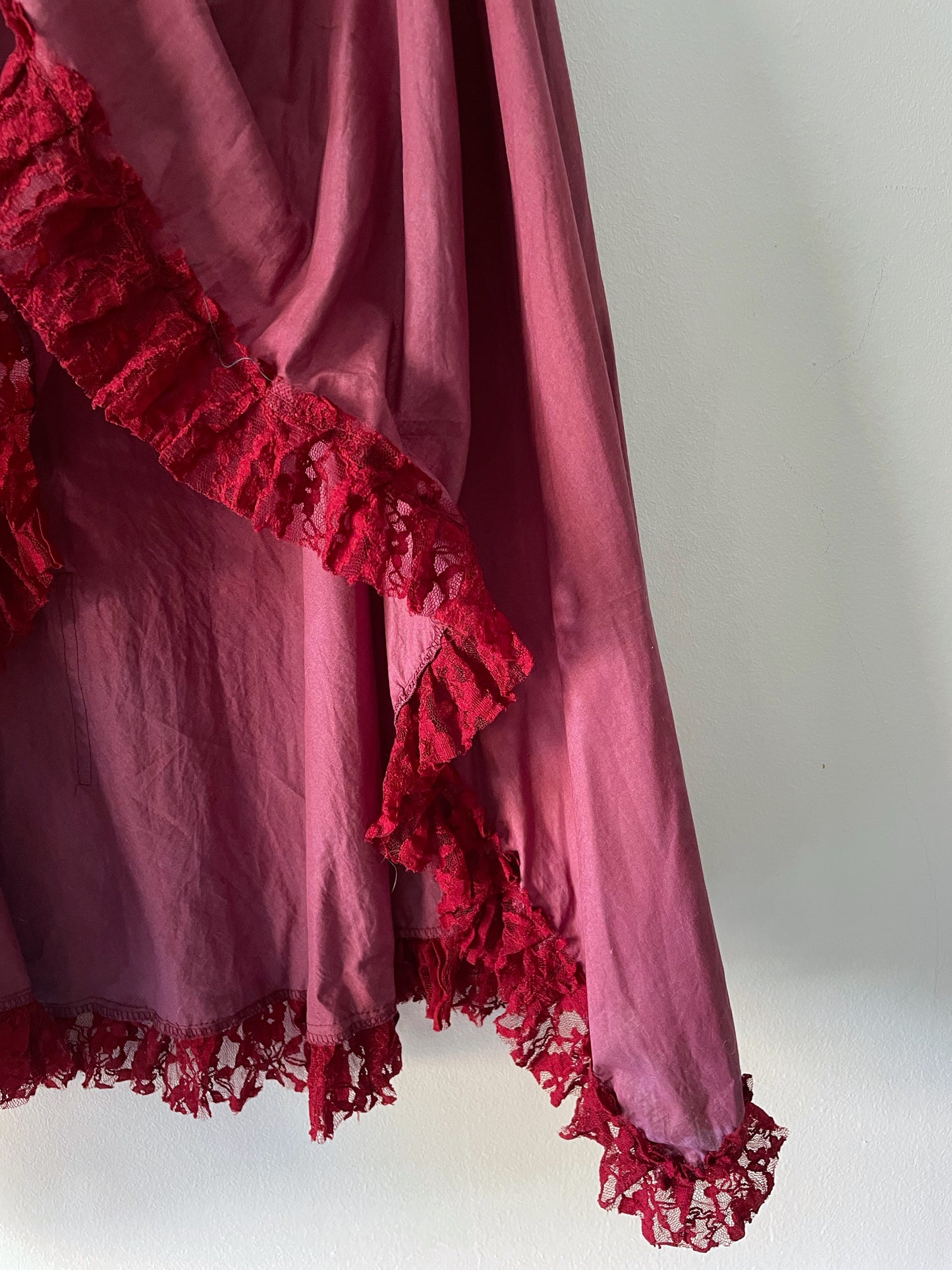 Asymmetrical Lace Skirt