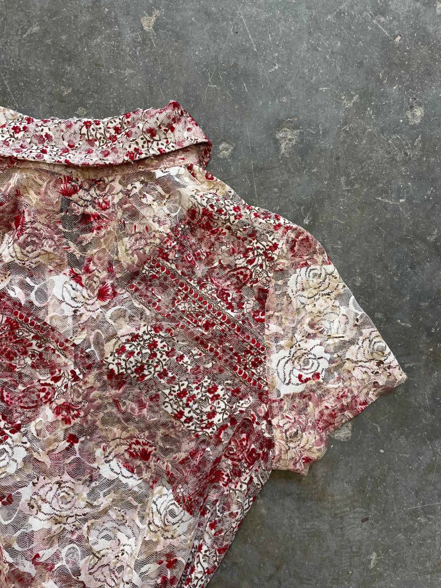 Beaded Lace Blouse