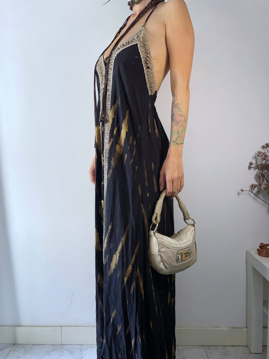 Boho Tie-Dye Maxi Dress