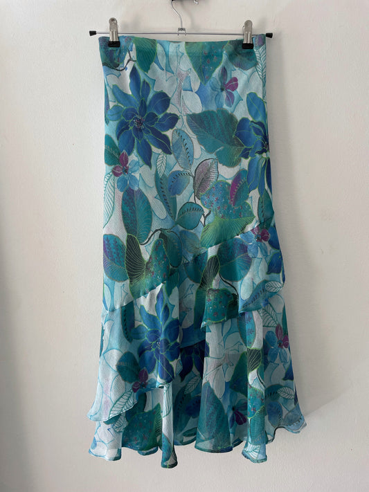 Flower Print Skirt