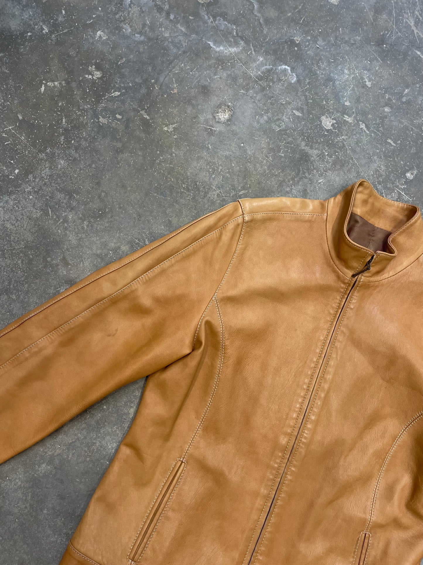 Mustard Leather Jacket