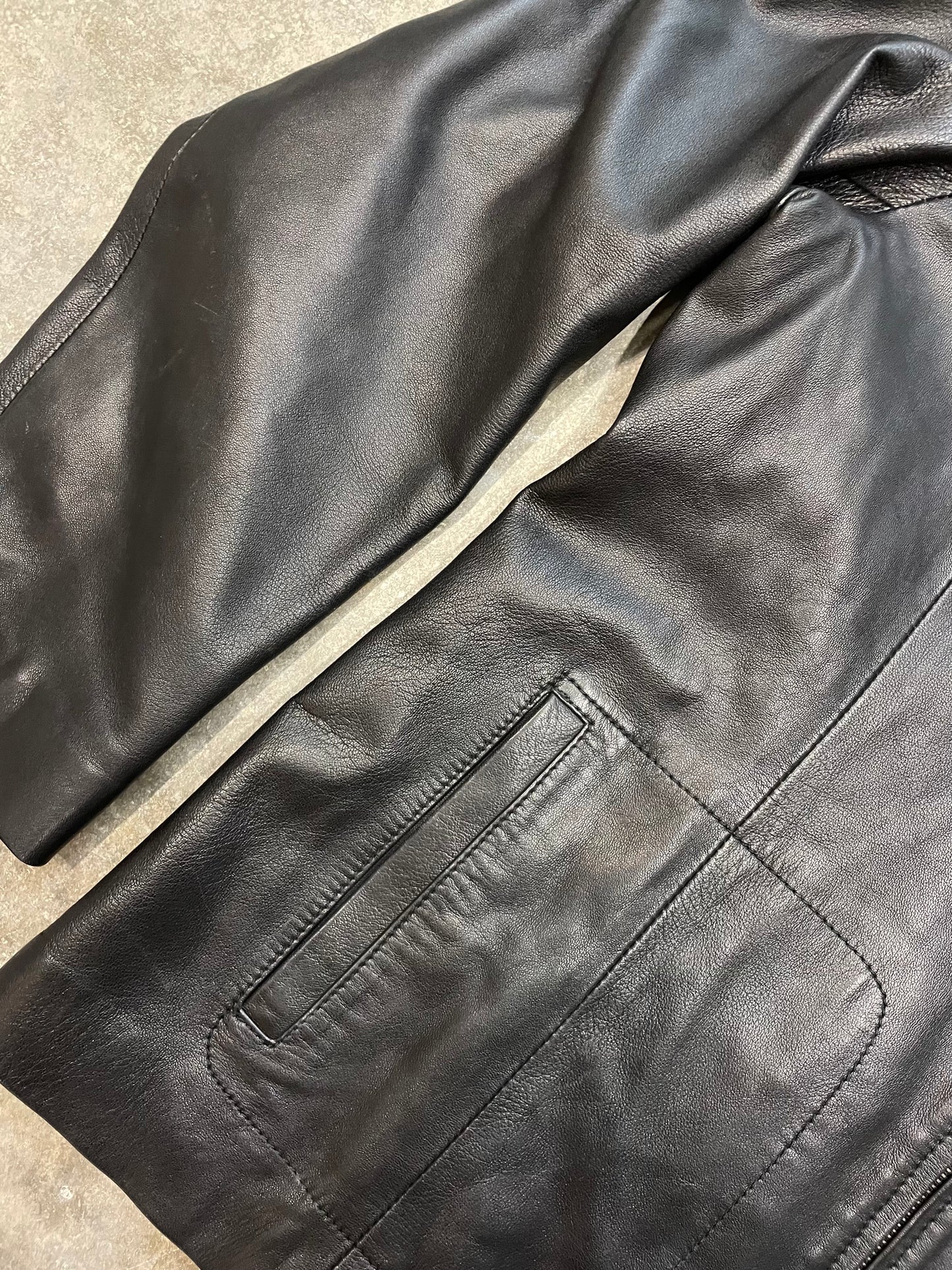 90’s Style Leather Jacket