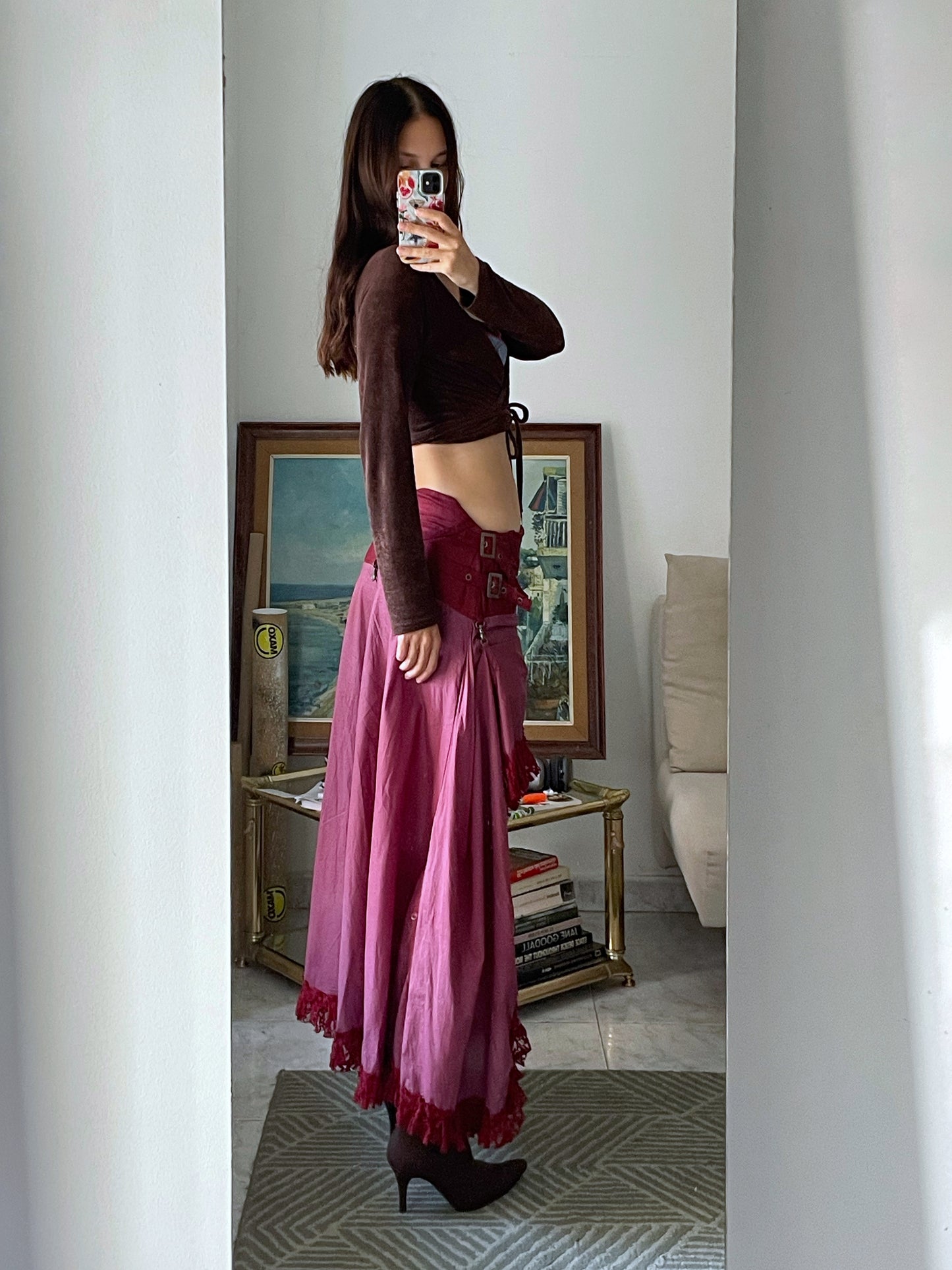 Asymmetrical Lace Skirt