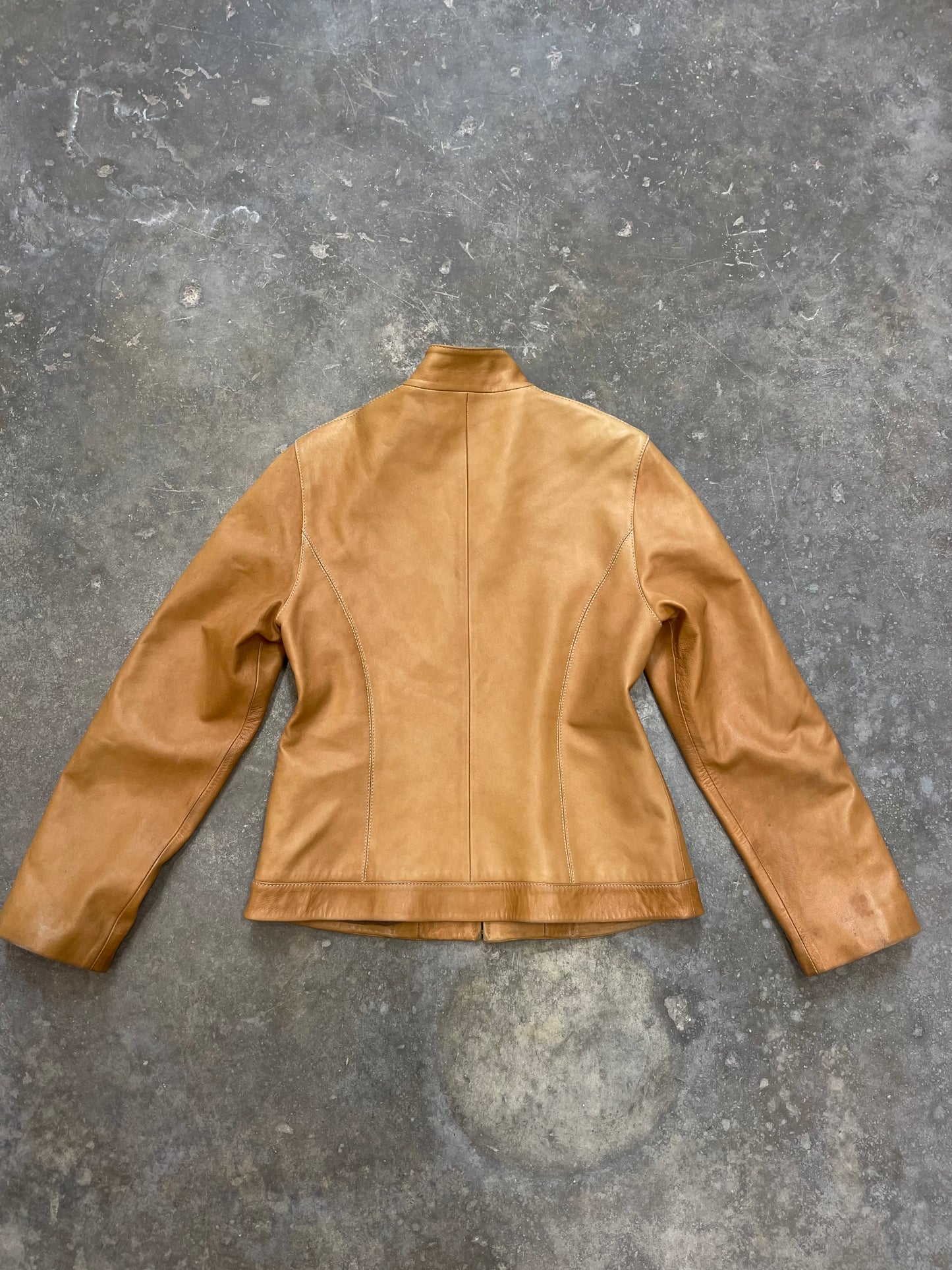Mustard Leather Jacket
