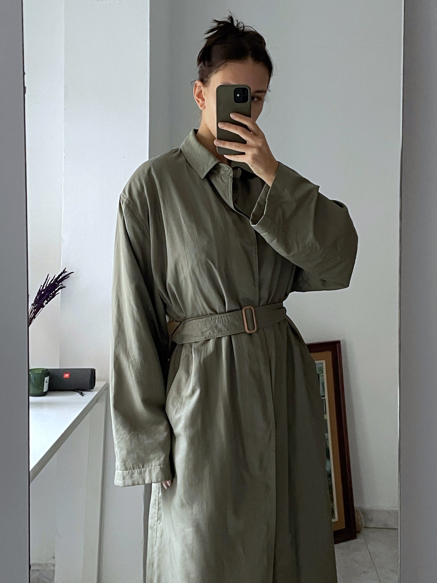 Oversize vintage trench coat