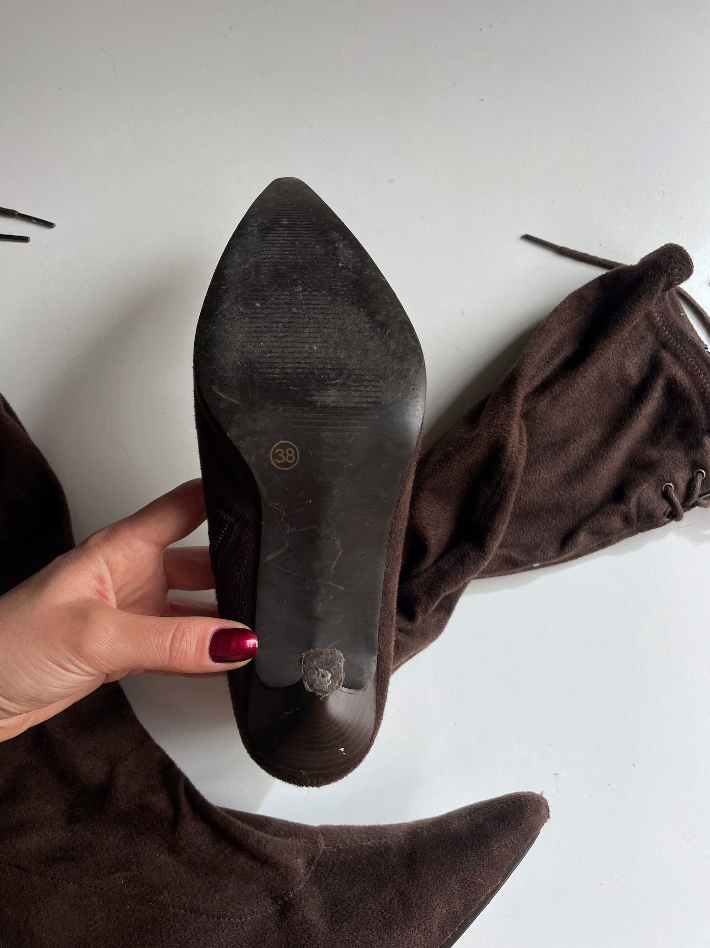 Velour Boots