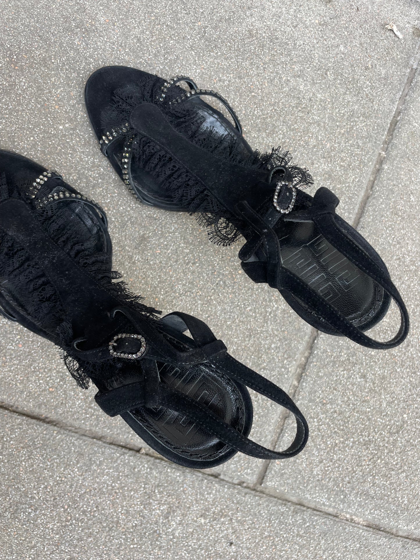 Givenchy Suede Leather Sandals