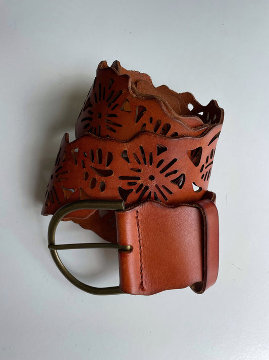 Wide Leather Belt